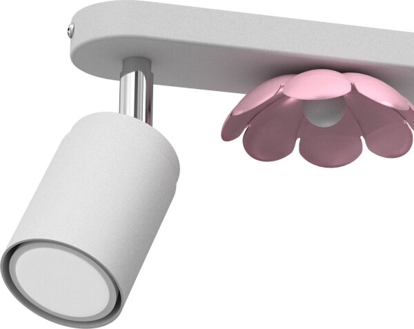 Bodové svítidlo FLOWER 2xGU10/8W/230V bílá