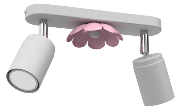 Bodové svítidlo FLOWER 2xGU10/8W/230V bílá