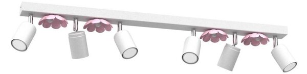 Bodové svítidlo FLOWER 6xGU10/8W/230V bílá
