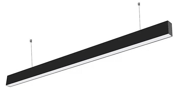 LED Lustr na lanku SAMSUNG CHIP LED/40W/230V 6400K černá