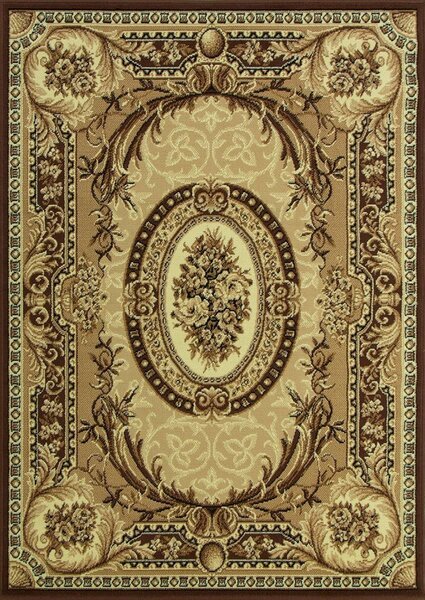 Makro Abra Klasický kusový koberec GOLD 042/12A krémový Rozměr: 140x200 cm