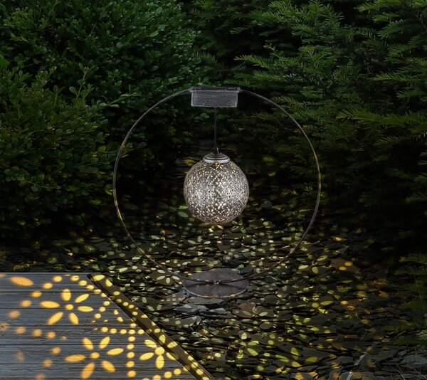 Globo 36618 - Solární svítidlo LED/0,06W/1,2V stříbrná IP44