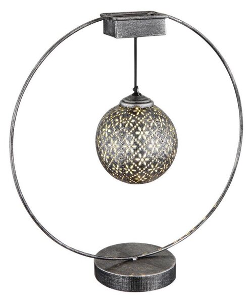 Globo 36618 - Solární svítidlo LED/0,06W/1,2V stříbrná IP44
