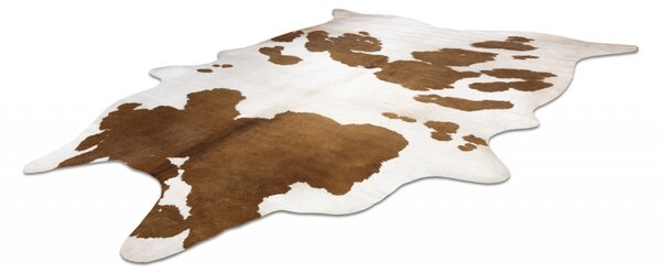 Makro Abra Koberec imitace zvířecí kůže G5069-2 bílý hnědý Rozměr: 100x150 cm