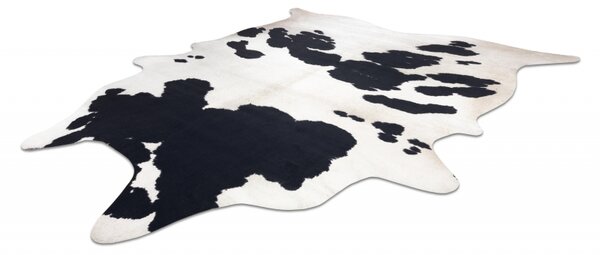 Makro Abra Koberec imitace zvířecí kůže G5069-1 bílý černý Rozměr: 100x150 cm