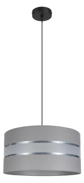 Lustr na lanku CORAL 1xE27/60W/230V pr. 40 cm šedá