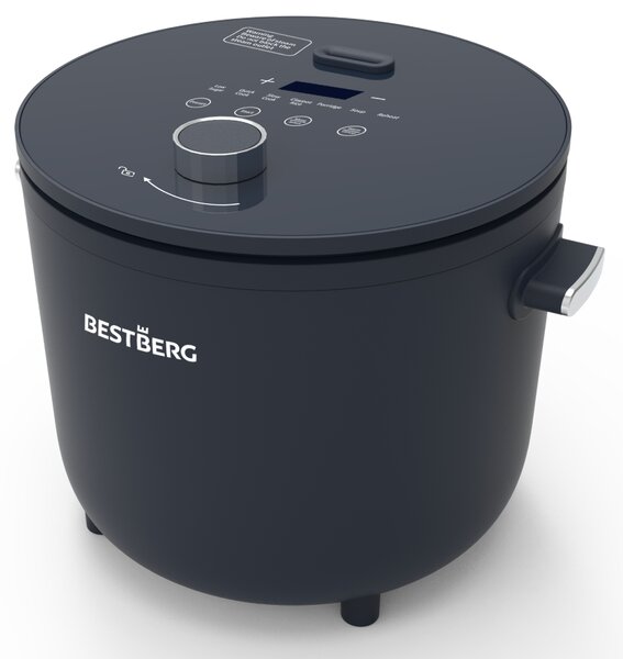Nízkosacharidový rýžovar BestBerg BBRC-100 / 2 l / 400 W / černá