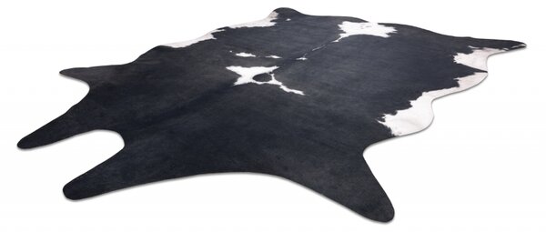 Makro Abra Koberec imitace zvířecí kůže G5070-3 černý bílý Rozměr: 100x150 cm