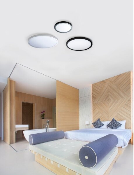 Azzardo AZ4256 - LED Stropní svítidlo MALTA LED/48W/230V pr. 60 cm 4000K černá