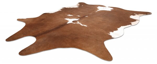 Makro Abra Koberec imitace zvířecí kůže G5070-2 hnědý bílý Rozměr: 100x150 cm