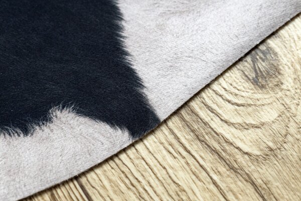 Makro Abra Koberec imitace zvířecí kůže G5070-3 černý bílý Rozměr: 100x150 cm