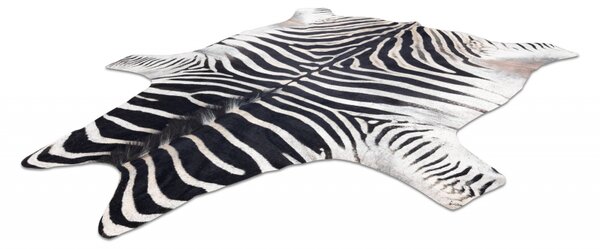 Makro Abra Koberec imitace zvířecí kůže Zebra G5128-1 černý bílý Rozměr: 100x150 cm