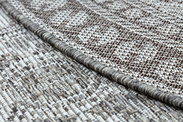 Balta Kulatý koberec SISAL LOFT 21193 šedý / stříbrný / slonová kost Rozměr: průměr 160 cm