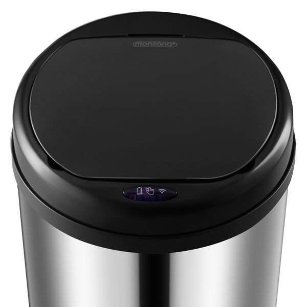 Bezdotykový odpadkový koš 40 l, nerezová ocel 105484