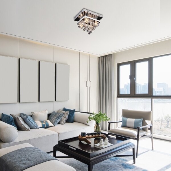 Rabalux 2238 - Křišťálový přisazený lustr PALLAS LED/23W/230V + 4xE14/40W