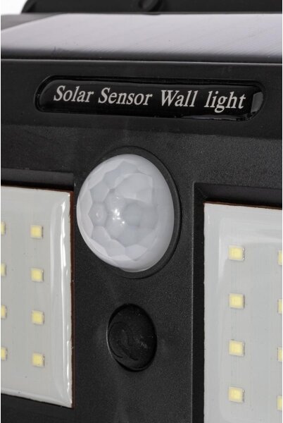 LED Solární nástěnné svítidlo se senzorem LED/1,2W/3,7V 1200 mAh IP44