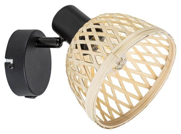 Rabalux 3133 - Nástěnné bodové svítidlo RATTAN 1xE14/15W/230V ratan