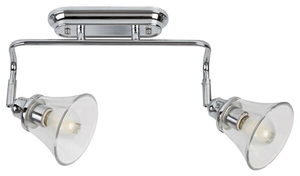 Rabalux 3208 - Koupelnové bodové svítidlo ANTOINE 2xE14/40W/230V IP44