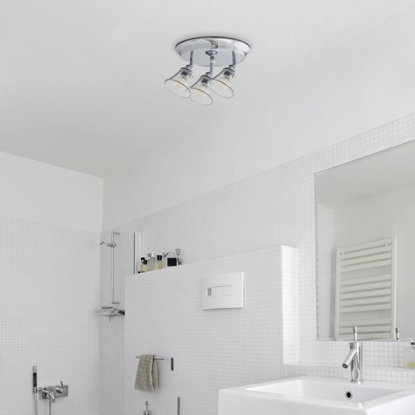 Rabalux 3210 - Koupelnové bodové svítidlo ANTOINE 3xE14/40W/230V IP44