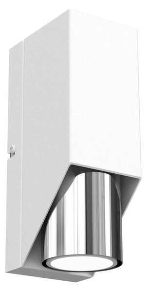 Nástěnné svítidlo WALL 1xGU10/8W/230V bílá/lesklý chrom