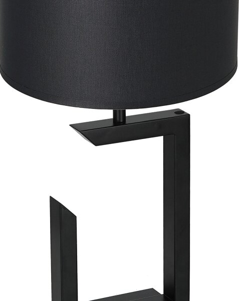 Stolní lampa 1xE27/60W/230V 45 cm černá/bílá