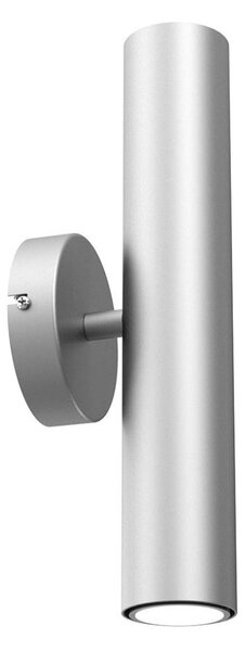 Nástěnné svítidlo WALL 2xGU10/8W/230V stříbrná