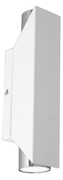 Nástěnné svítidlo WALL 2xGU10/8W/230V bílá/lesklý chrom