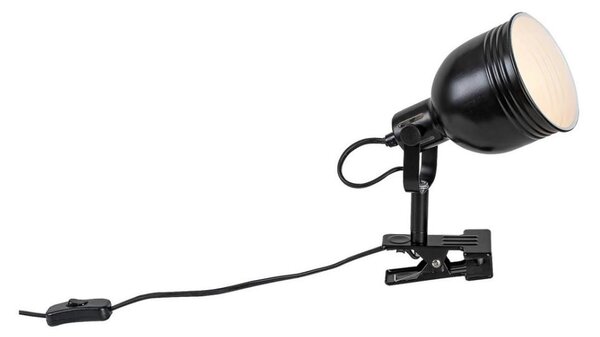 Rabalux 3092 - Lampa s klipem 1xE14/25W/230V černá