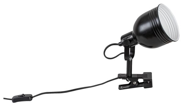 Rabalux 3092 - Lampa s klipem 1xE14/25W/230V černá