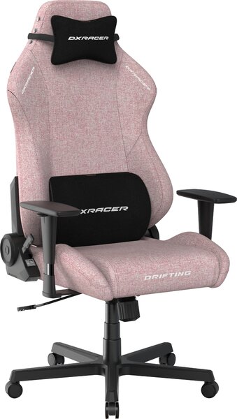 DXRacer herní židle DRIFTING růžová, látková