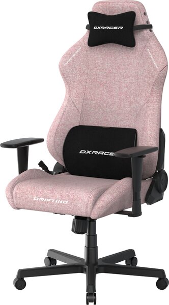 DXRacer herní židle DRIFTING růžová, látková