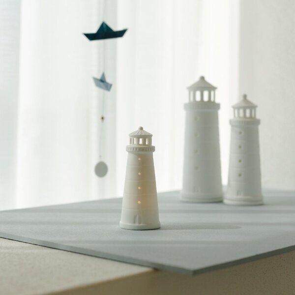 Porcelánová LED lucerna 11,5 cm