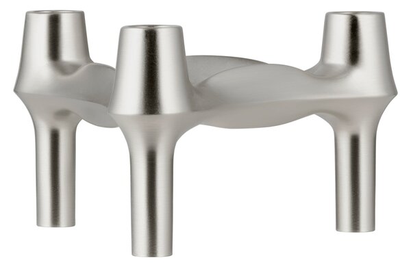 Designový svícen BMF STOFF Nagel Brushed Chrome