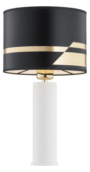 Argon 4232 - Stolní lampa ALMADA 1xE27/15W/230V černá/bílá/mosaz