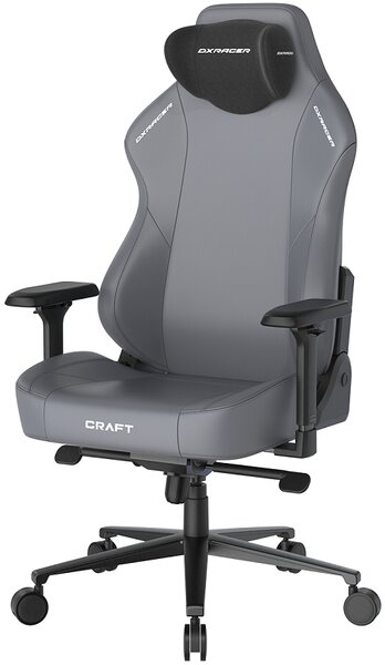 Herní židle DXRacer CRAFT šedá