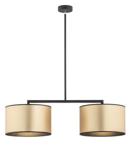 Argon 0898 - Lustr na tyči KARIN 2xE27/15W/230V mosaz/černá