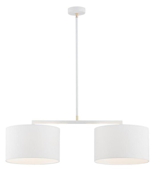 Argon 0900 - Lustr na tyči KARIN 2xE27/15W/230V bílá