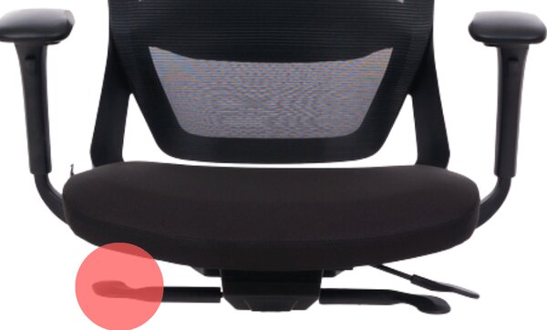 Kancelářská židle MERCURY SWIFT ČERNÝ PLAST, ČERNÁ – ergonomická, , 1054700