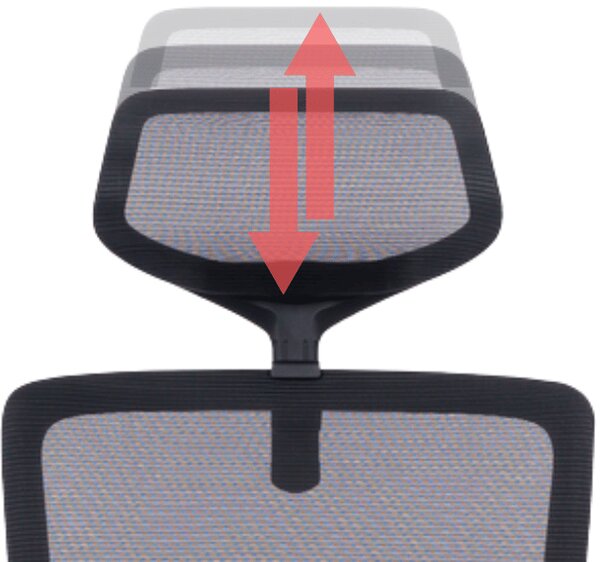 Kancelářská židle MERCURY SWIFT ČERNÝ PLAST, ČERNÁ – ergonomická, , 1054700