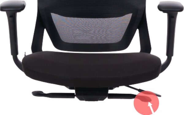 Kancelářská židle MERCURY SWIFT ČERNÝ PLAST, ČERNÁ – ergonomická, , 1054700