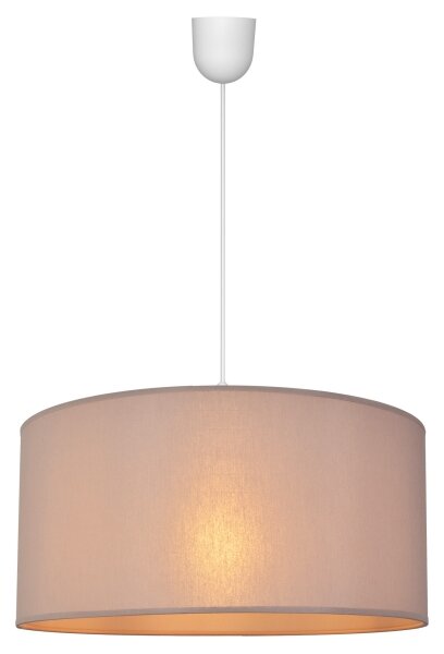 Lustr na lanku ALBA 1xE27/15W/230V pr. 40 cm béžová