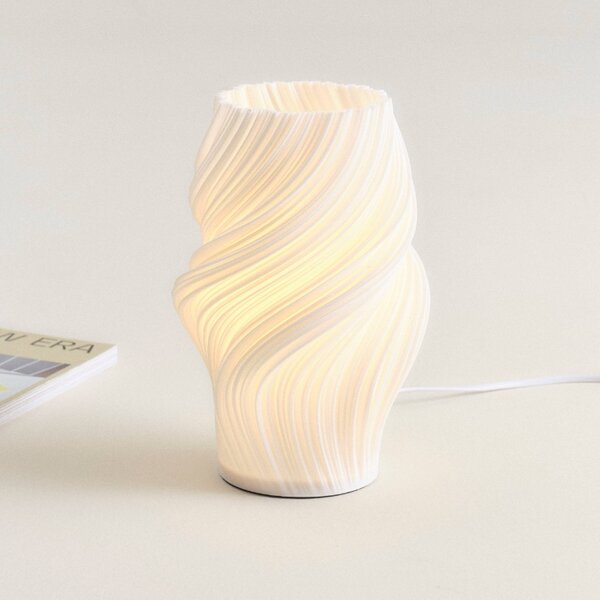 -25 % Dny MOMENTI– Jotex Bílá plastová stolní lampa CALAIS
