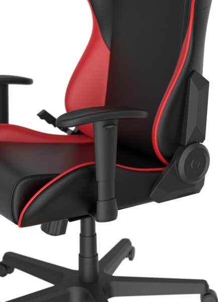 DXRACER erní židle Formula černo-červená, koženka