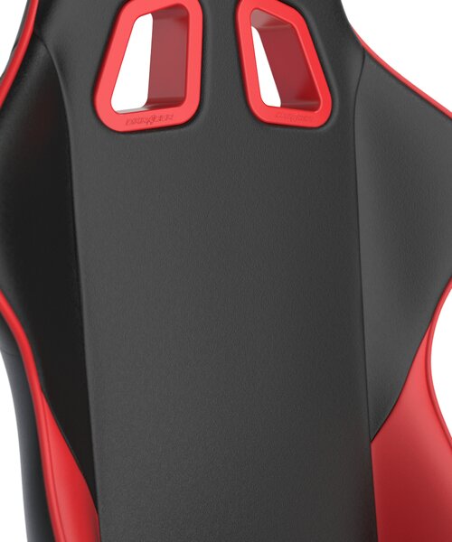 DXRACER erní židle Formula černo-červená, koženka