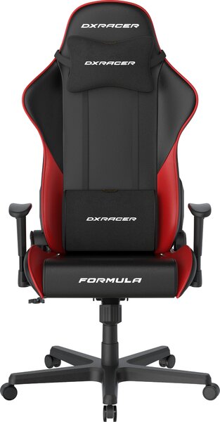 DXRACER erní židle Formula černo-červená, koženka