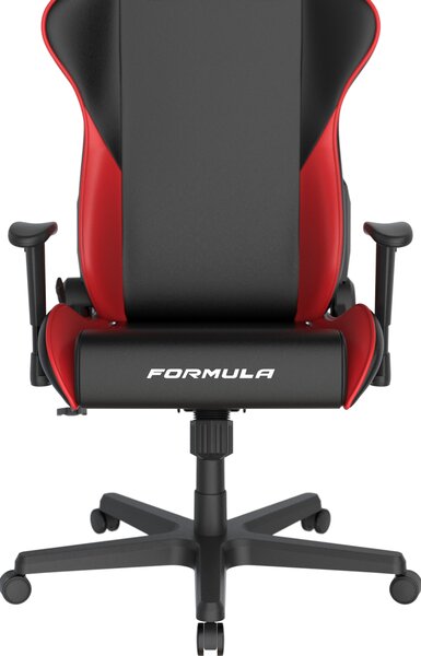 DXRACER erní židle Formula černo-červená, koženka