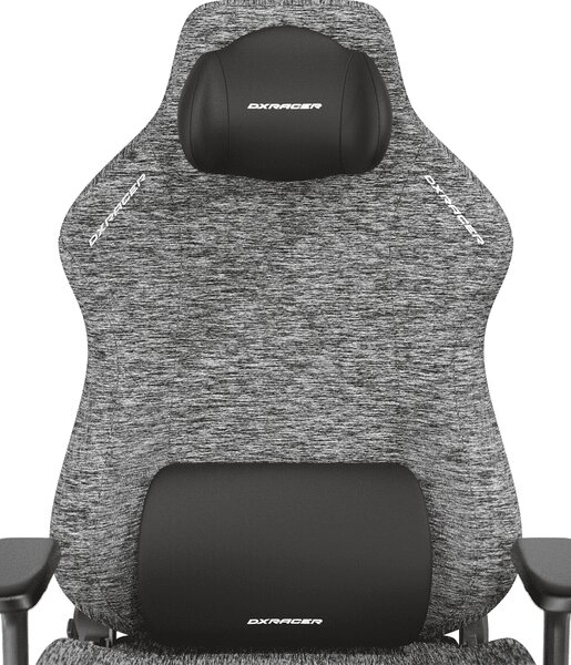 Herní židle DXRacer TANK šedá, látková
