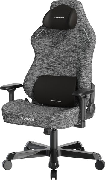 Herní židle DXRacer TANK šedá, látková