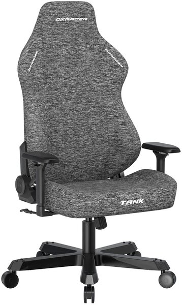 Herní židle DXRacer TANK šedá, látková