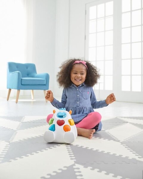 Skip Hop - Pěnové puzzle 72ks šedá/béžová